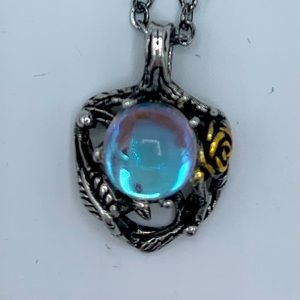Crystal ball necklace